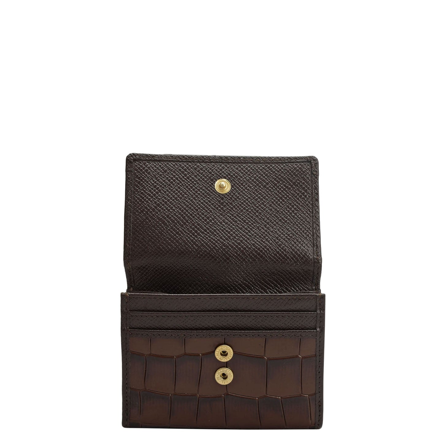 Brown Croco Mens & Ladies Wallet Gift Set
