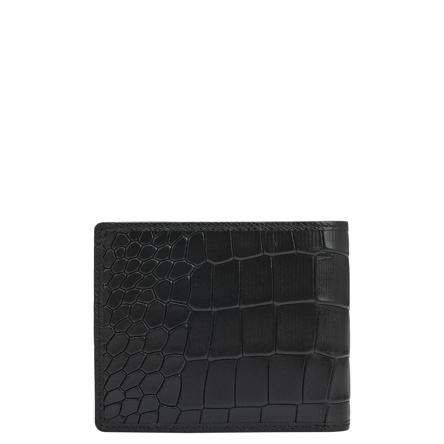 Black Croco Leather Mens & Ladies Wallet Gift Set