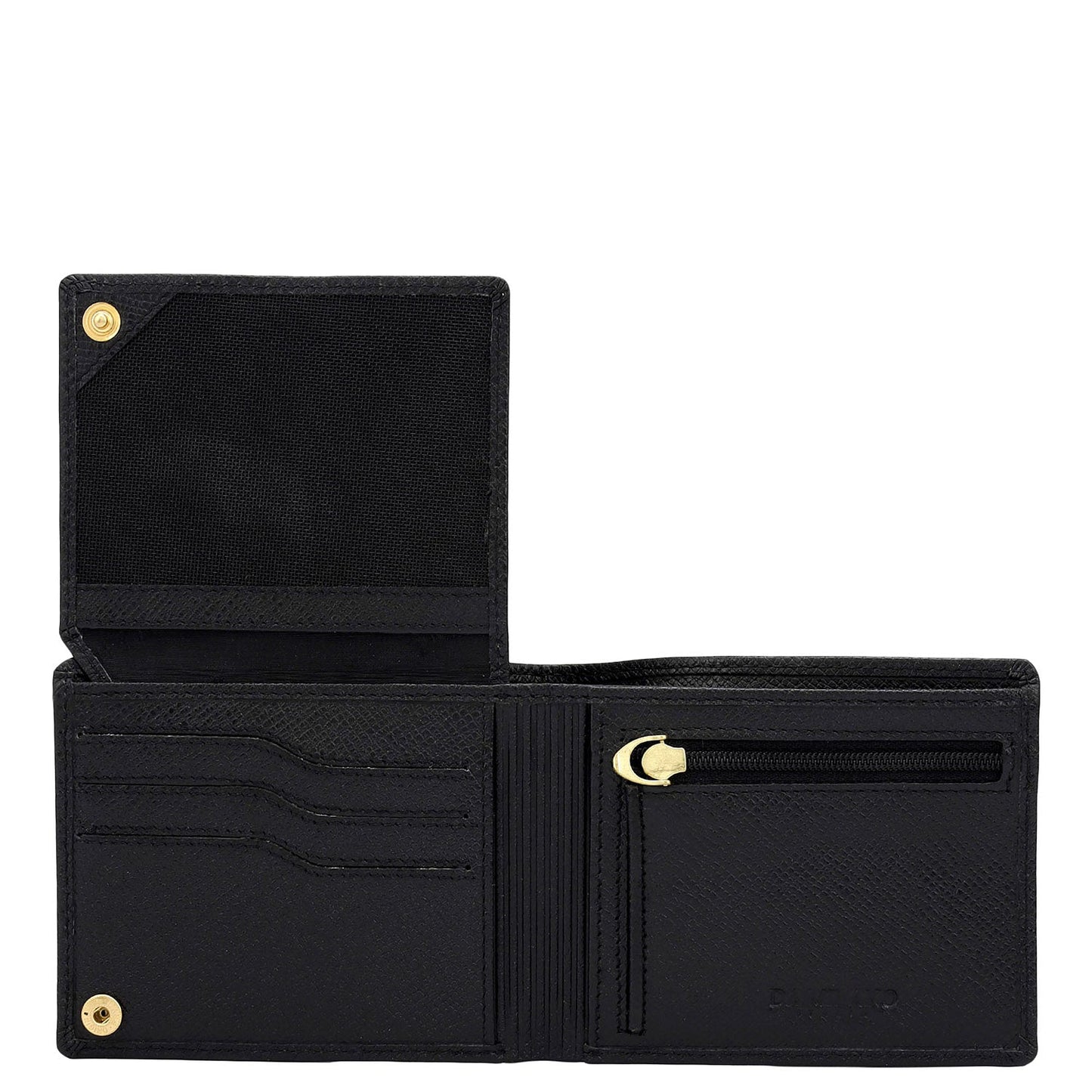Black Franzy Leather Mens & Ladies Wallet Gift Set