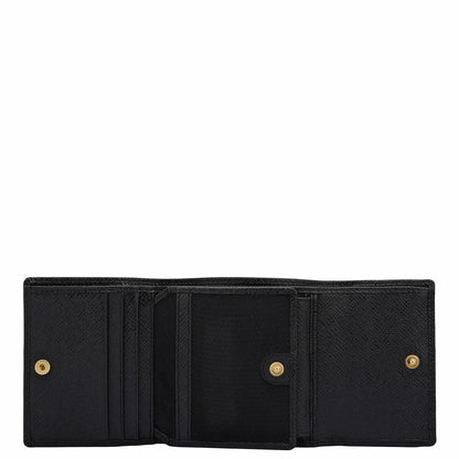 Black Franzy Leather Mens & Ladies Wallet Gift Set