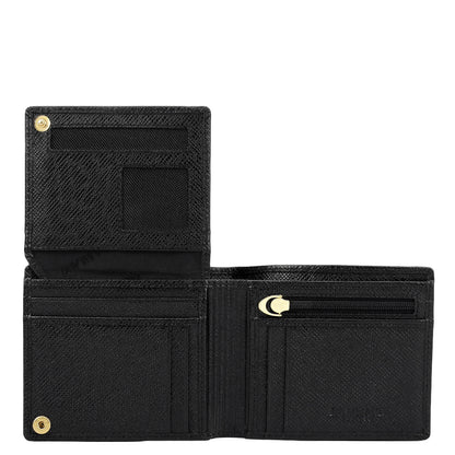 Black Croco Leather Mens & Ladies Wallet Gift Set