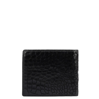 Black Croco Leather Mens & Ladies Wallet Gift Set