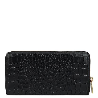 Black Croco Leather Mens & Ladies Wallet Gift Set