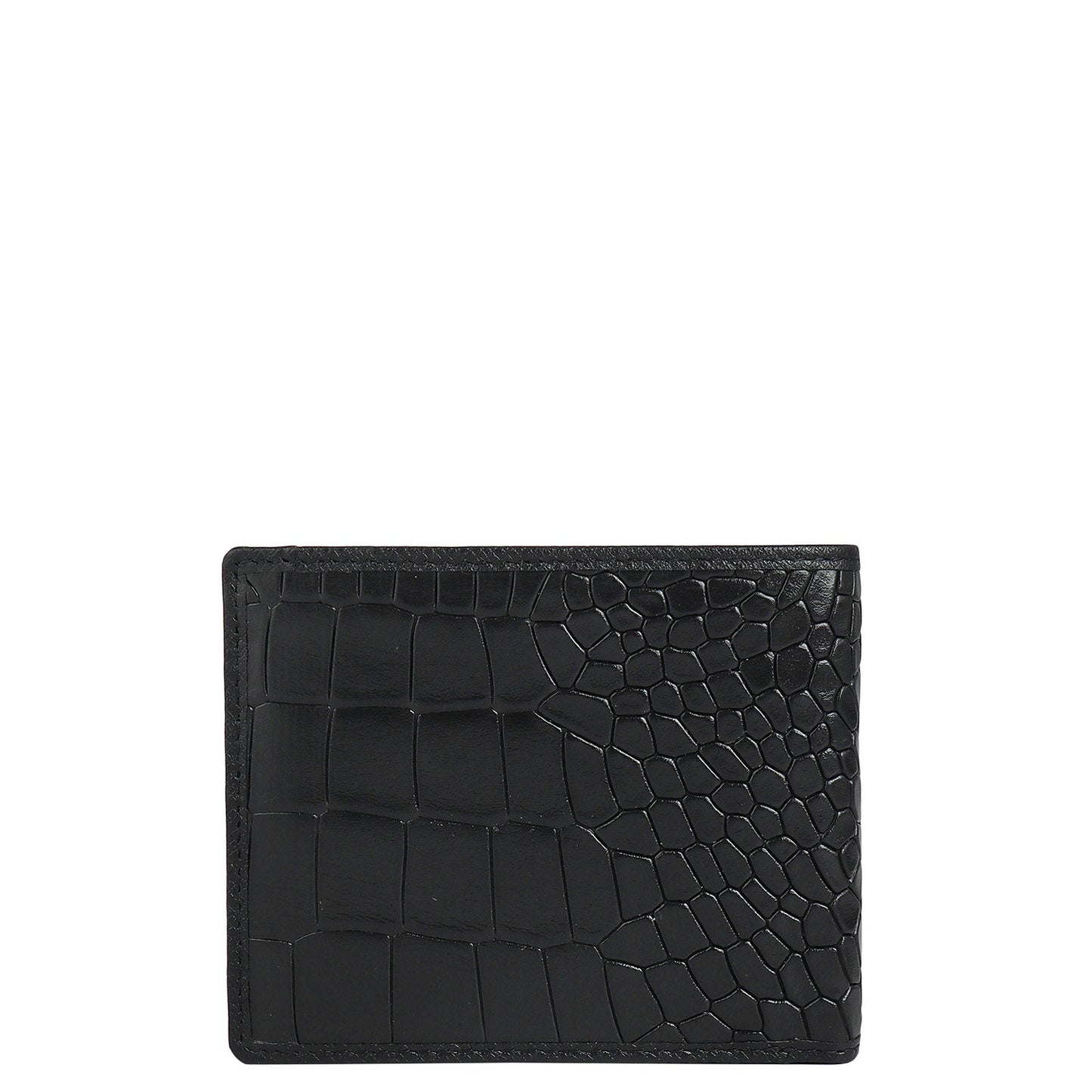 Black Croco Leather Mens & Ladies Wallet Gift Set