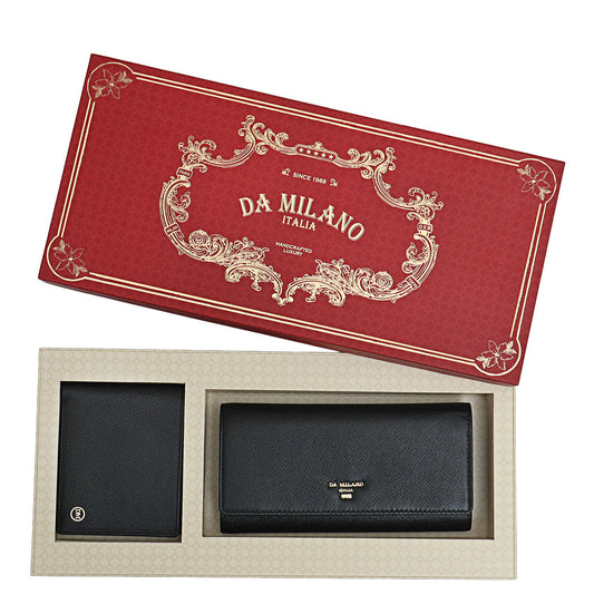 Black Franzy Leather Mens & Ladies Wallet Gift Set