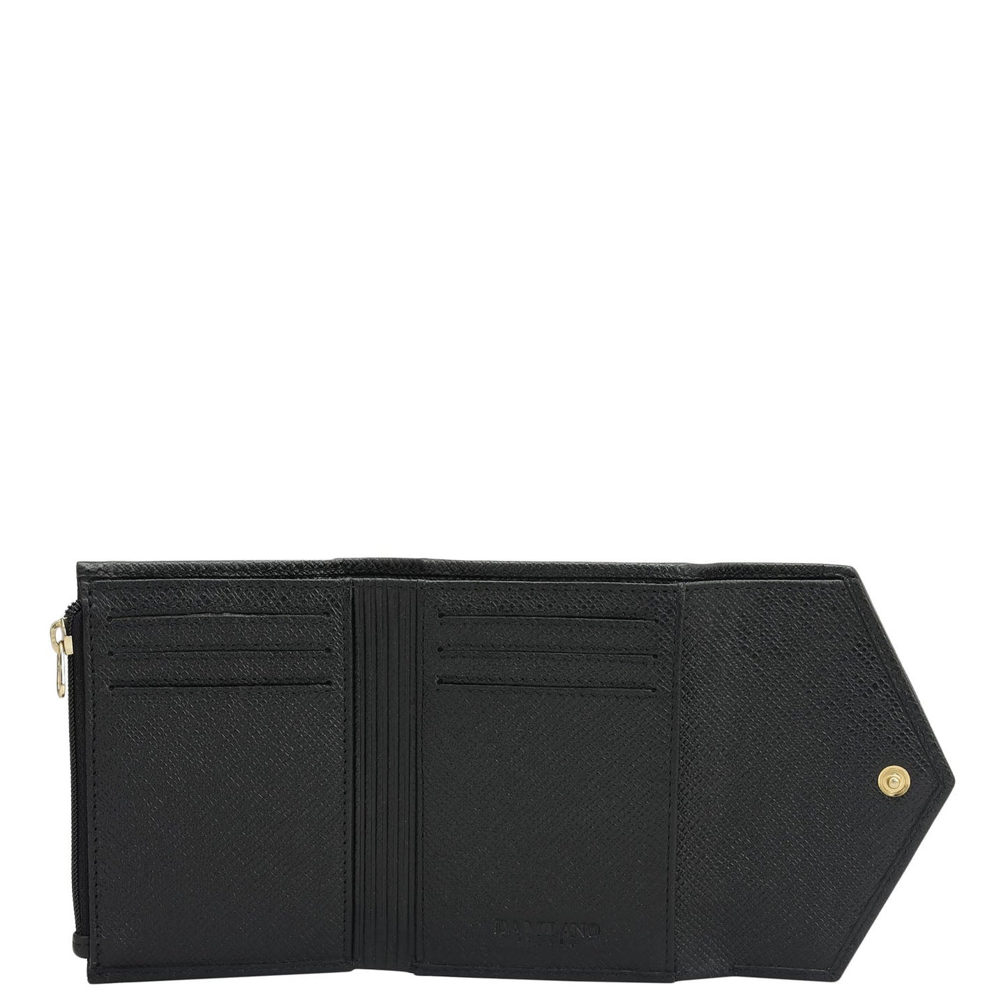 Black Plain Croco Ladies Wallet & Belt Gift Set