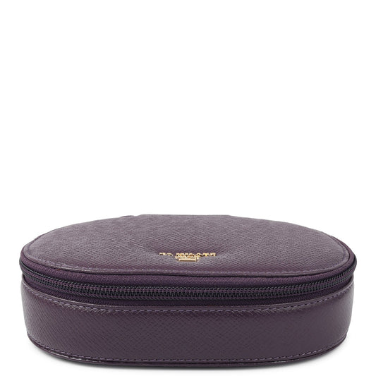 Franzy Leather Jewellery Case - Grapevine