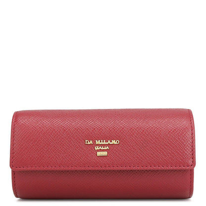 Franzy Leather Jewellery Case - Plumberry