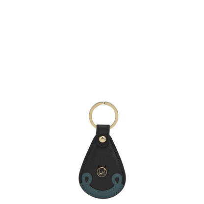 Franzy Leather Key Chain - Black