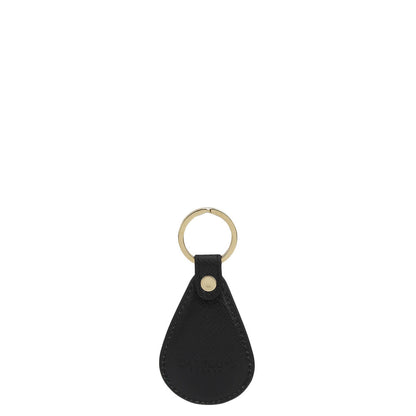 Franzy Leather Key Chain - Black