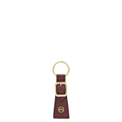Franzy Leather Key Chain - Berry