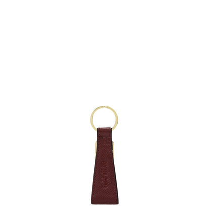 Franzy Leather Key Chain - Berry