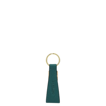 Franzy Leather Key Chain - Teal