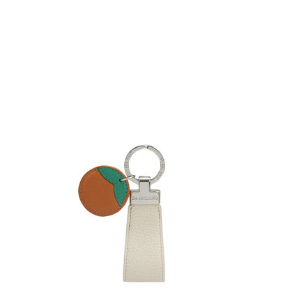 Wax Leather Key Chain - Butter