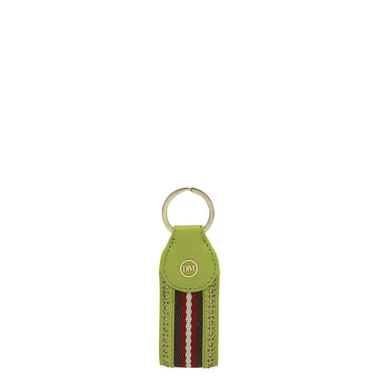 Franzy Leather Key Chain - Lime