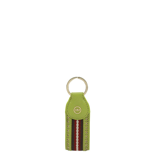Franzy Leather Key Chain - Lime