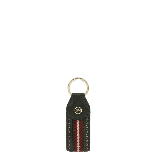 Franzy Leather Key Chain - Petrol Green