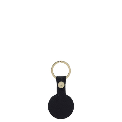 Franzy Leather Key Chain - Black