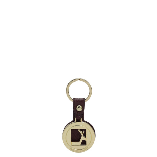 Franzy Leather Key Chain - Blood Stone