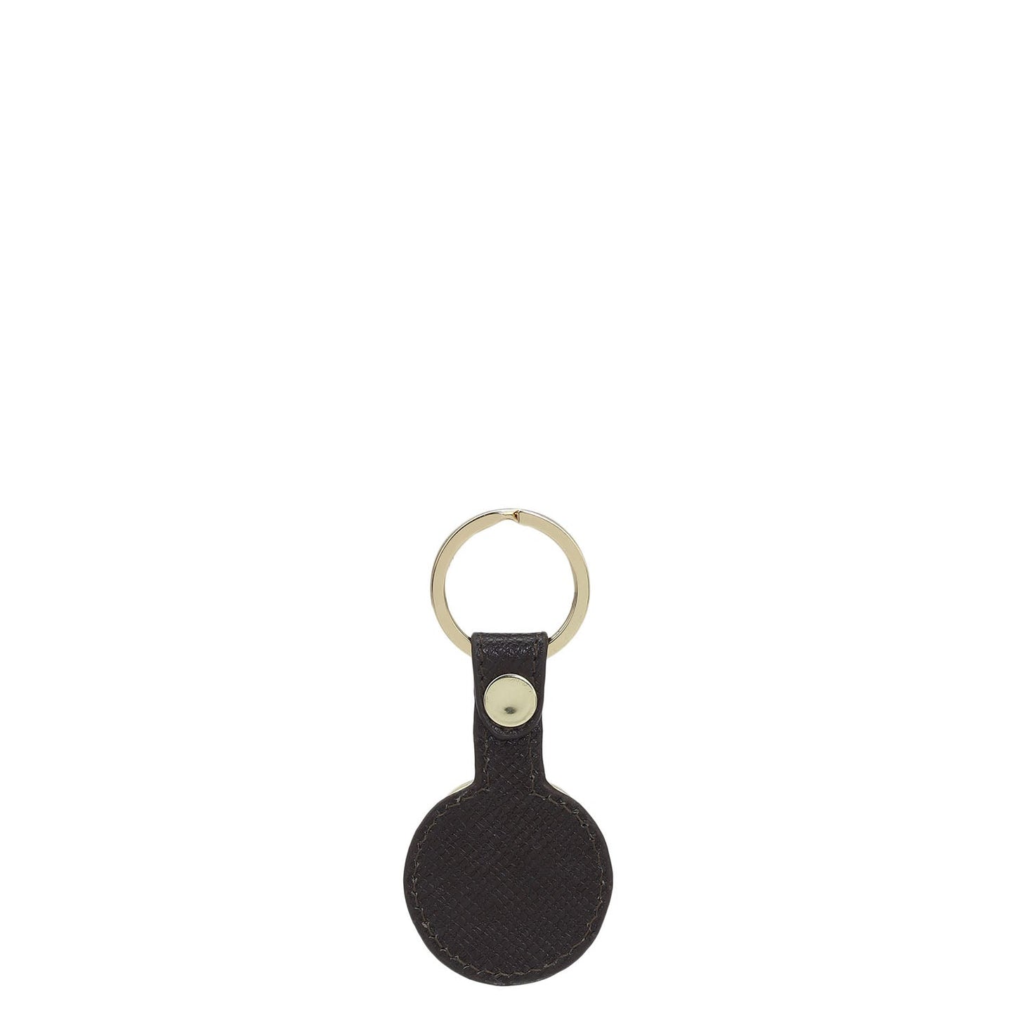 Franzy Leather Key Chain - Chocolate