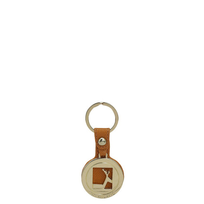 Franzy Leather Key Chain - Flame