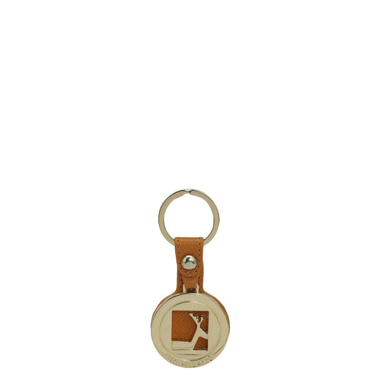 Franzy Leather Key Chain - Flame