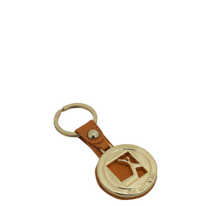 Franzy Leather Key Chain - Flame