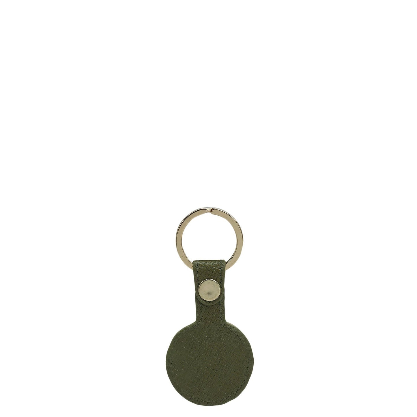 Franzy Leather Key Chain - Olive