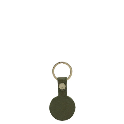 Franzy Leather Key Chain - Olive