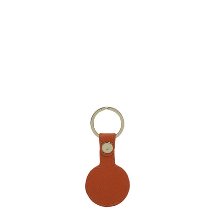 Franzy Leather Key Chain - Pumpkin