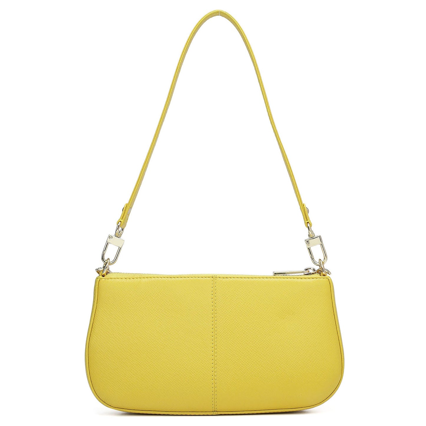 Small Franzy Leather Baguette - Minion