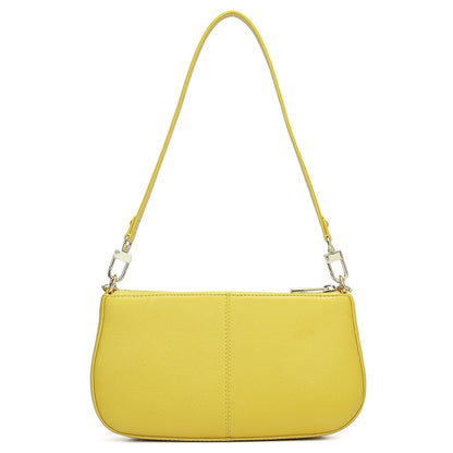 Small Franzy Leather Baguette - Minion