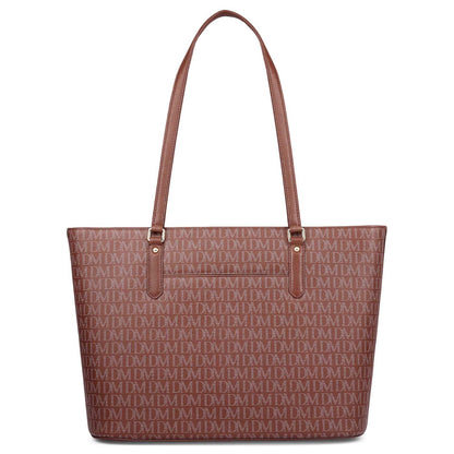 Large Monogram Leather Tote - Date