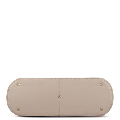 Large Saffiano Leather Tote - Powder Pink