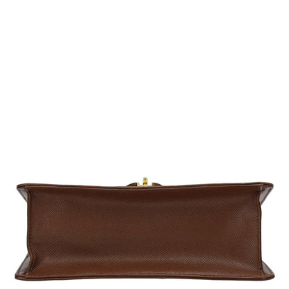 Small Croco Leather Shoulder Bag - Date