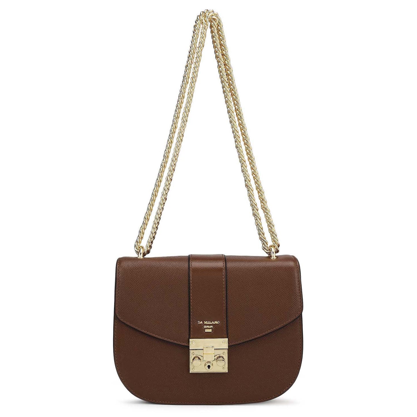 Small Franzy Leather Shoulder Bag - Date