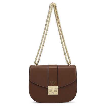 Small Franzy Leather Shoulder Bag - Date