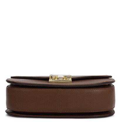 Small Franzy Leather Shoulder Bag - Date