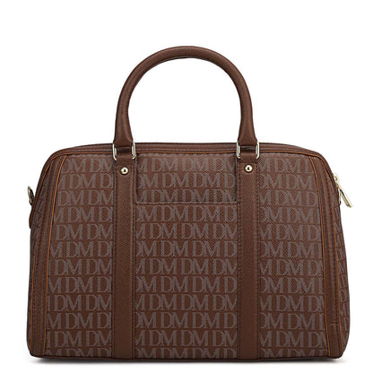 Medium Monogram Leather Satchel - Date