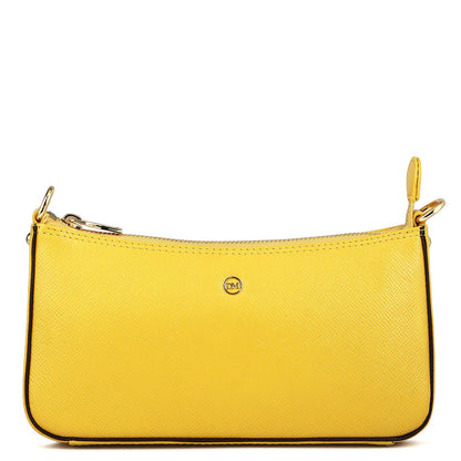Monogram Franzy Leather Sling - Chocolate & Minion