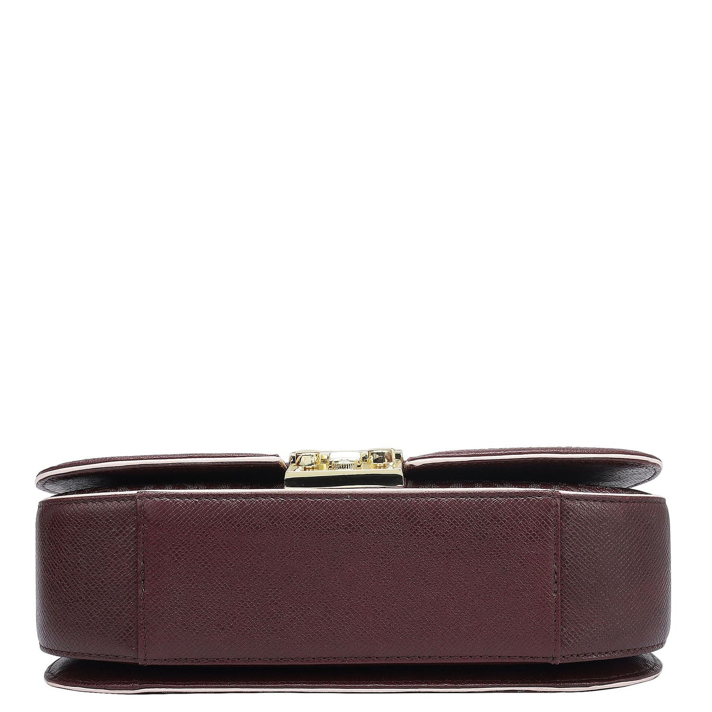 Small Monogram Franzy Leather Satchel - Wine