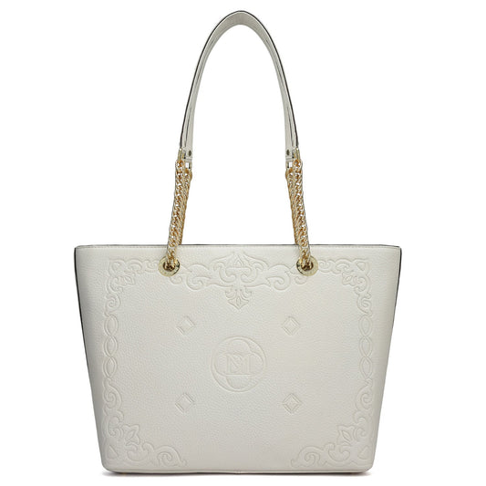 Medium Wax Leather Tote - Butter