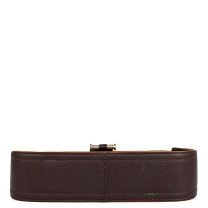 Monogram Franzy Leather Baguette - Chocolate