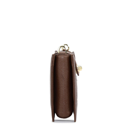 Small Croco Franzy Leather Sling - Date