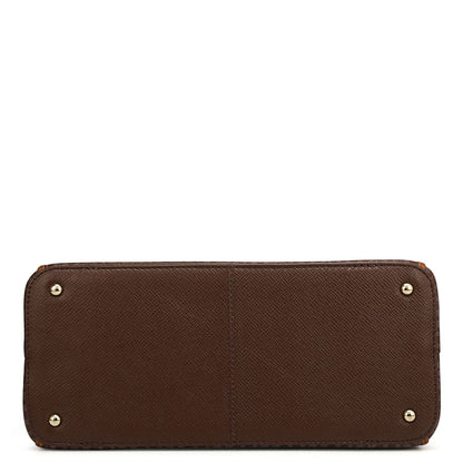 Small Monogram Leather Satchel - Date