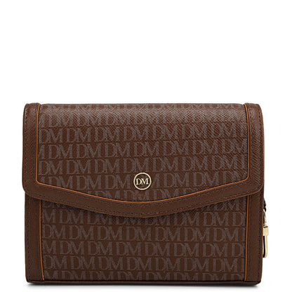 Large Monogram Leather Book Tote - Date