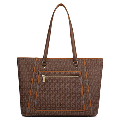 Large Monogram Leather Tote - Date