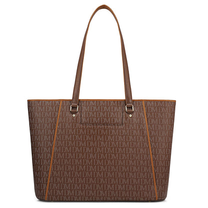 Large Monogram Leather Tote - Date