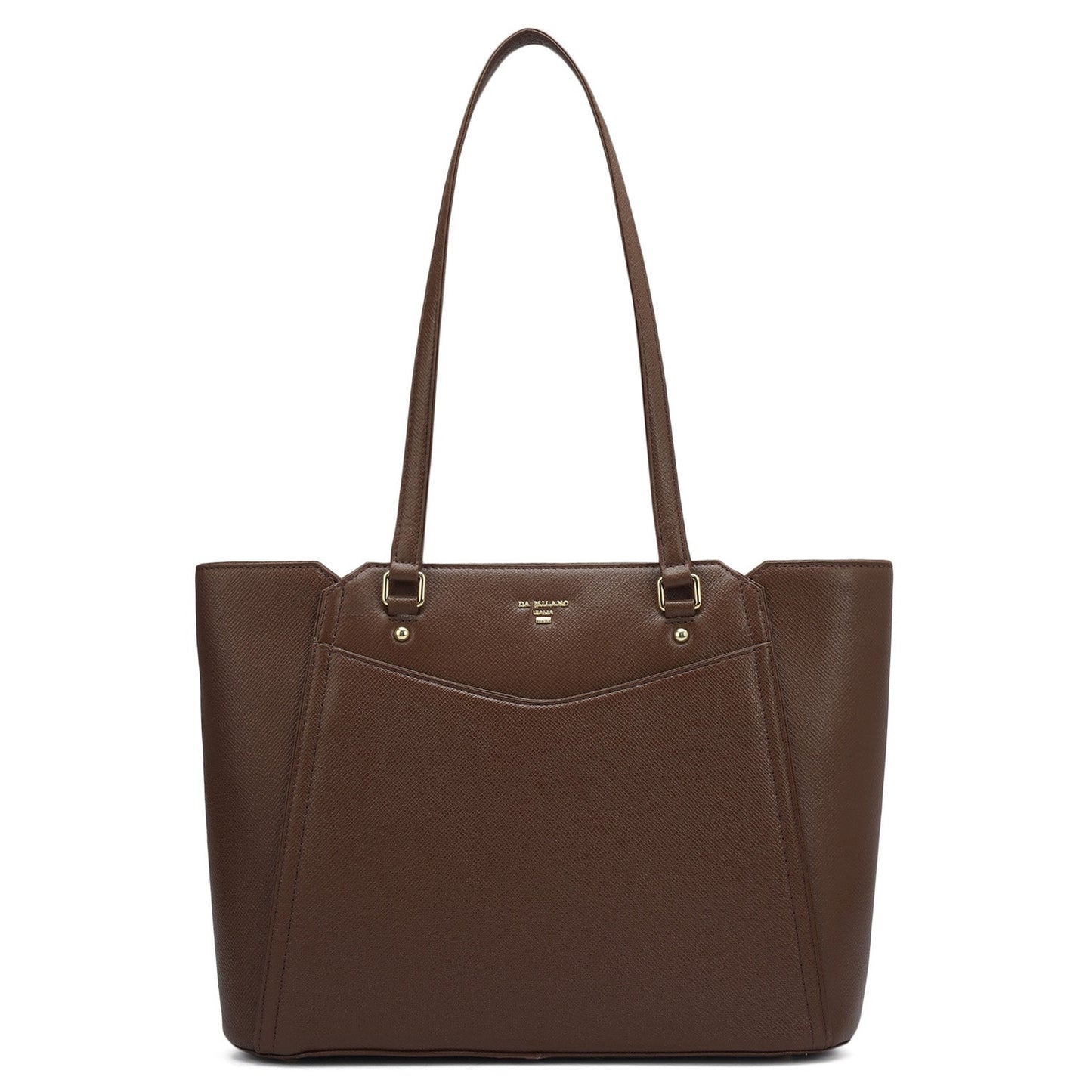 Small Franzy Leather Tote - Date