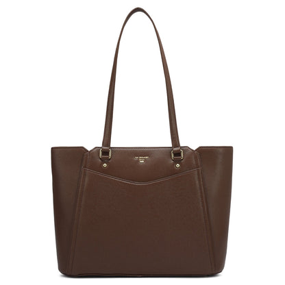 Small Franzy Leather Tote - Date